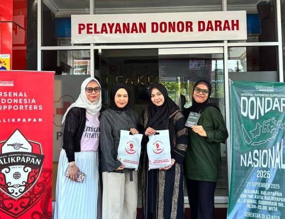 AIS Balikpapan menggelar aksi donor darah.