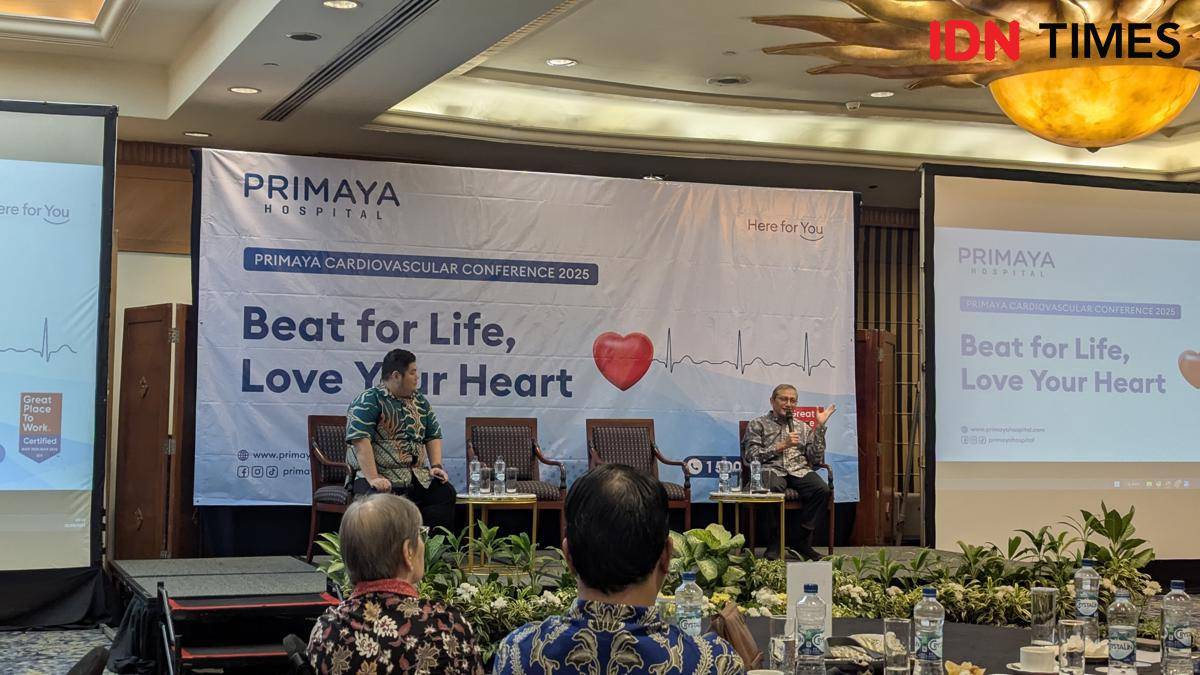 Primaya Cardiovascular Conference 2025 bertema “Beat for LIfe, Love Your Heart” di Jakarta, pada Sabtu (20/09/2025) (IDN Times/Misrohatun)