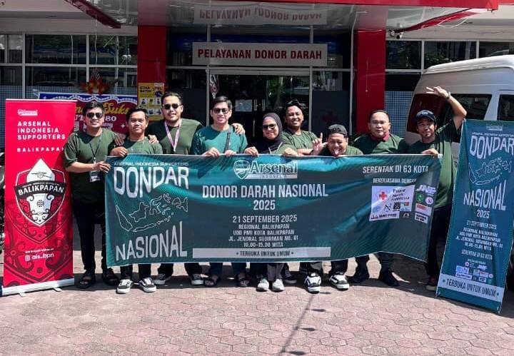 AIS Balikpapan menggelar aksi donor darah.