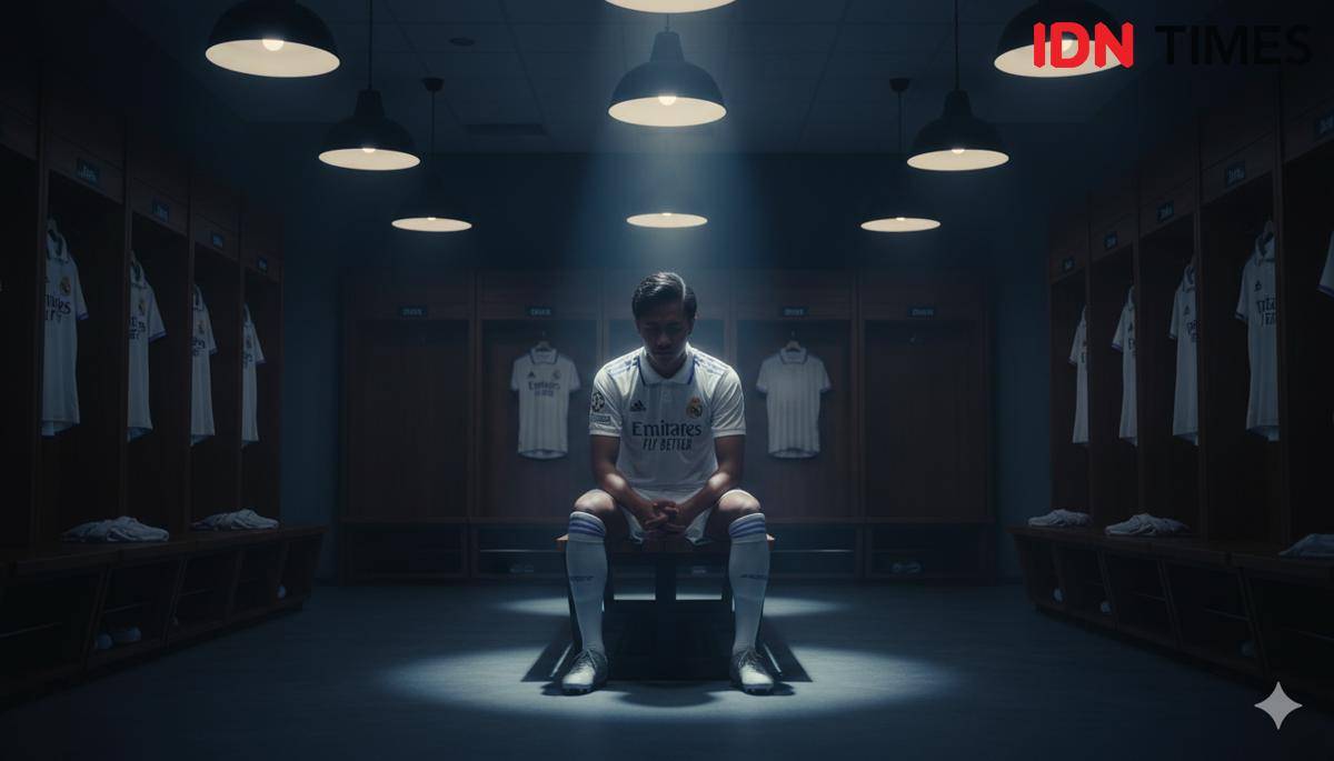 hasil edit foto ala pemain bola dengan Gemini AI (IDN Times/Muhammad Rizki Imami)