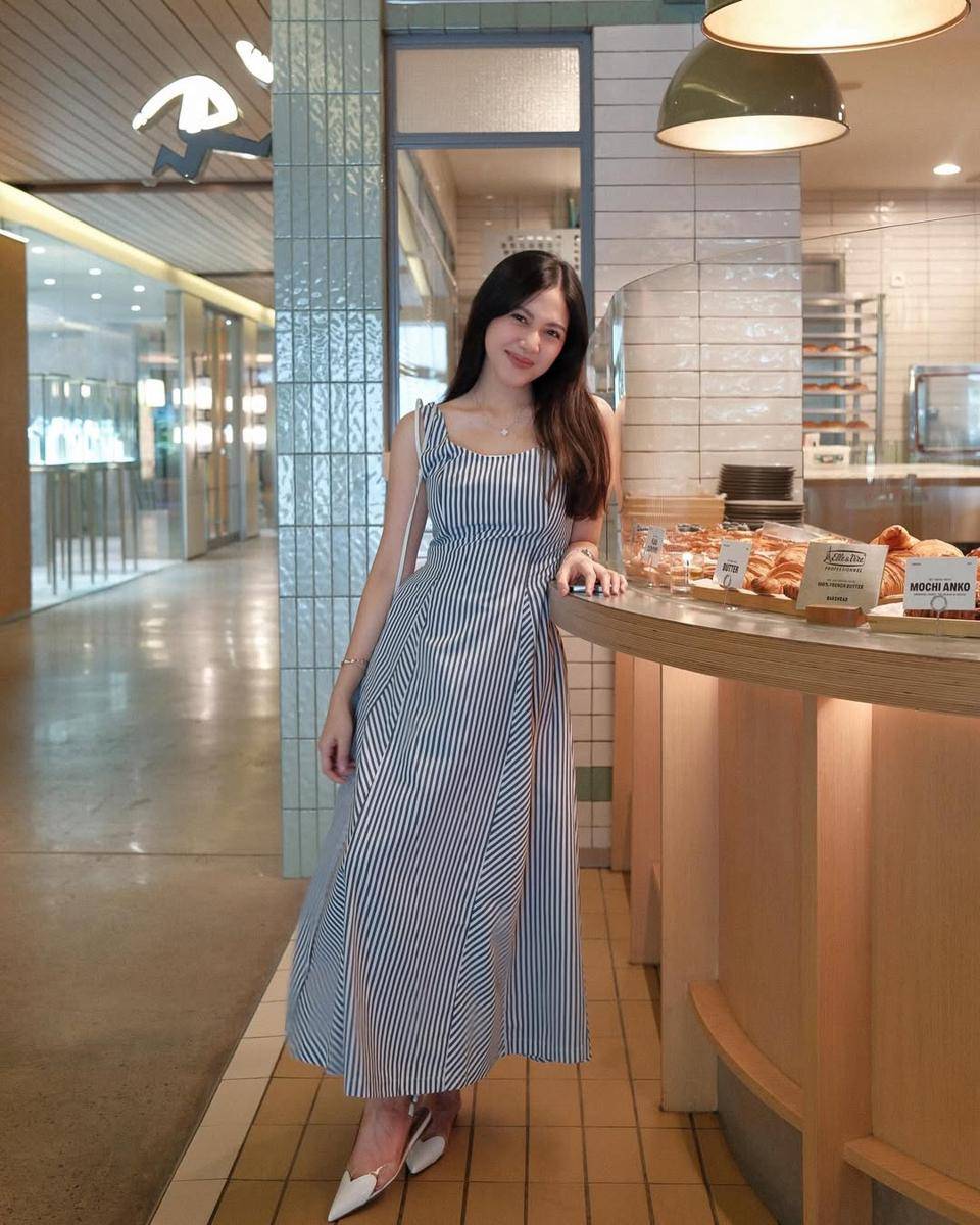 ide outfit pakai dress ala Shasa Zhania (instagram.com/shazhaniaa)