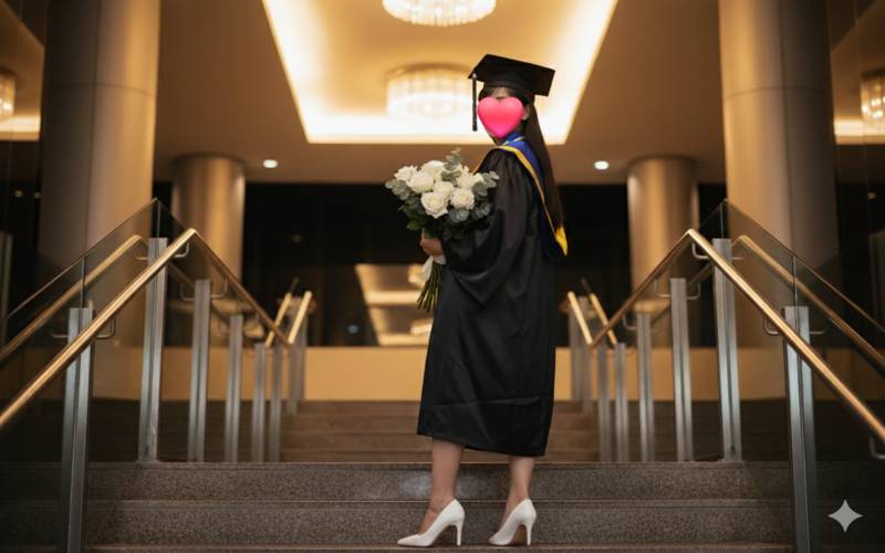 potret foto wisuda