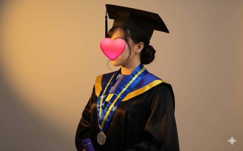 potret foto wisuda