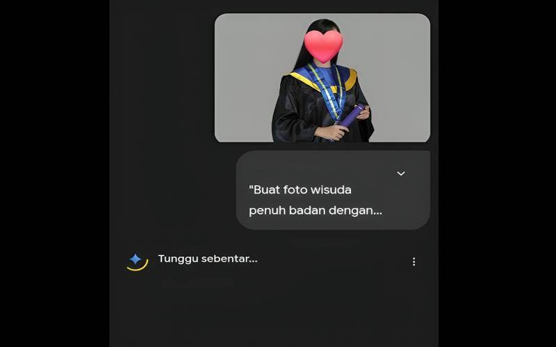cara edit foto wisuda sendiri pakai Gemini AI