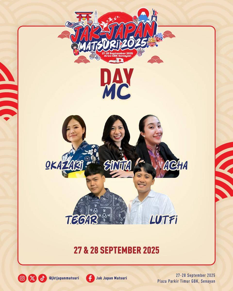 MC di Jak-Japan Matsuri 2025 