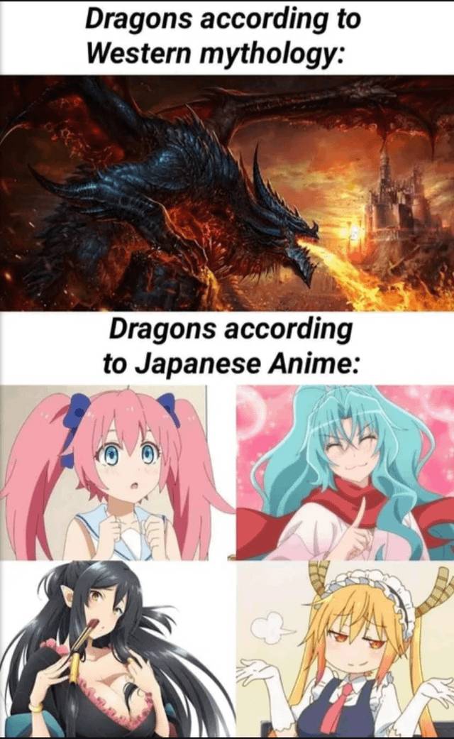 meme anime tentang naga 