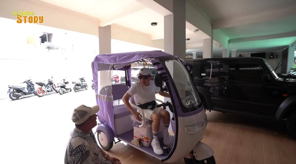 Motor Listrik Ayah Ayu Ting Ting (youtube.com/dehakims story)