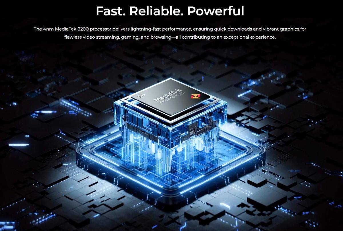 potret chipset MediaTek Dimensity 8200