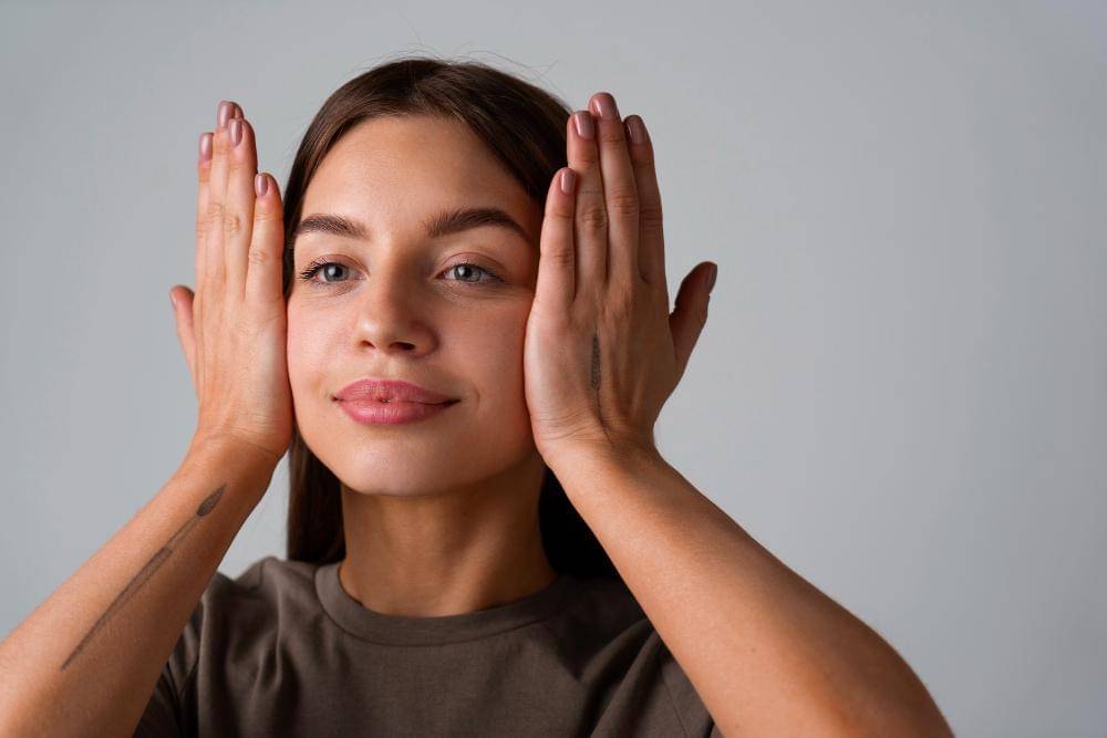 Ilustrasi face yoga (freepik.com/freepik)