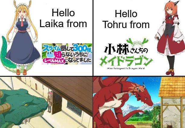 meme anime tentang naga 