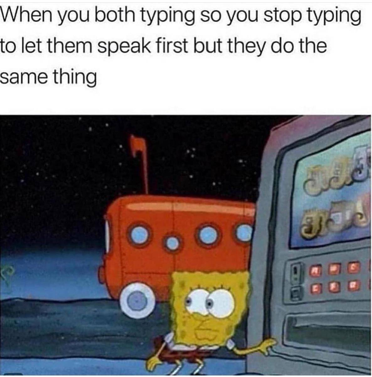 meme SpongeBob tentang obrolan