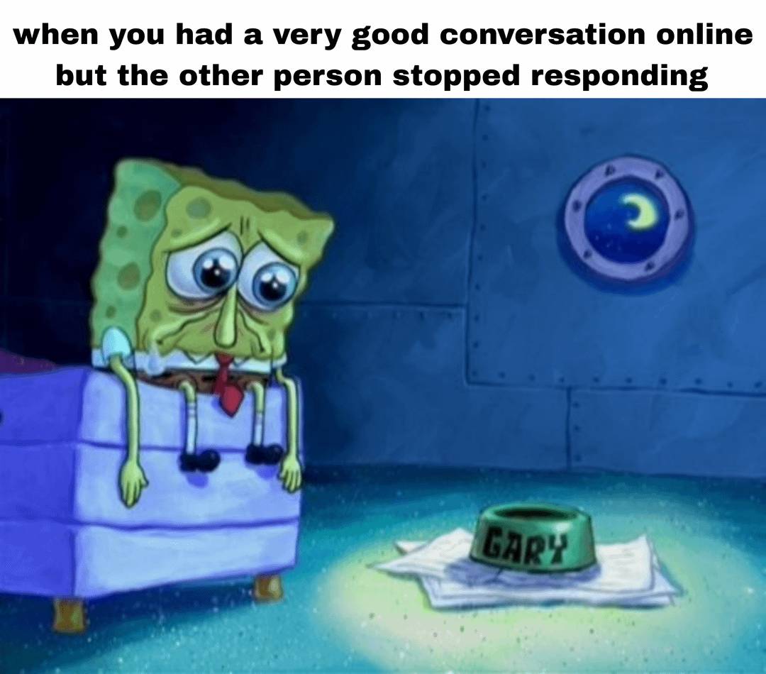 meme SpongeBob tentang obrolan