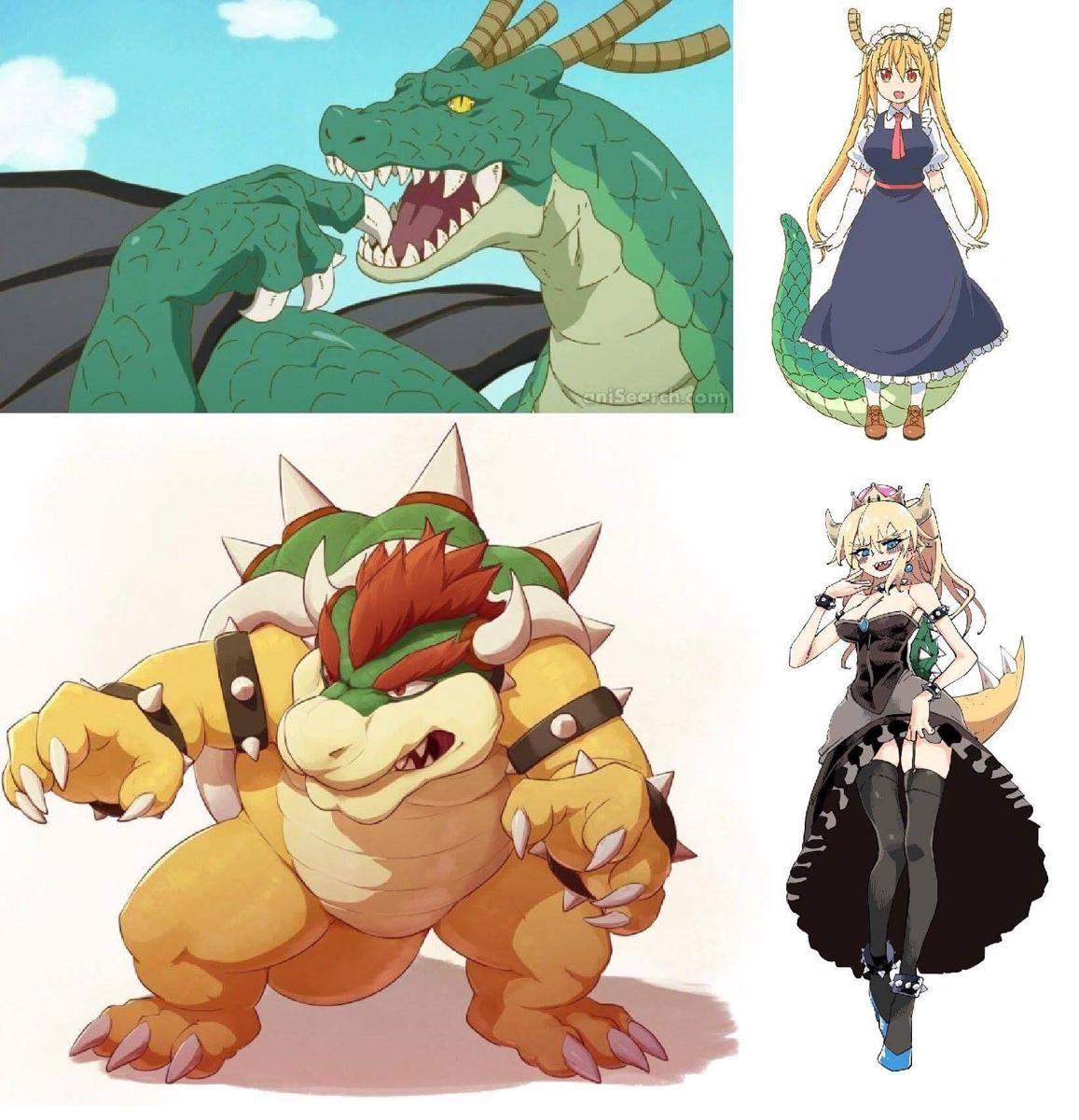 meme anime tentang naga 