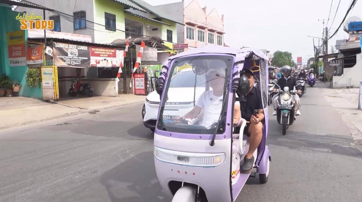 Motor Listrik Ayah Ayu Ting Ting (youtube.com/dehakims story)