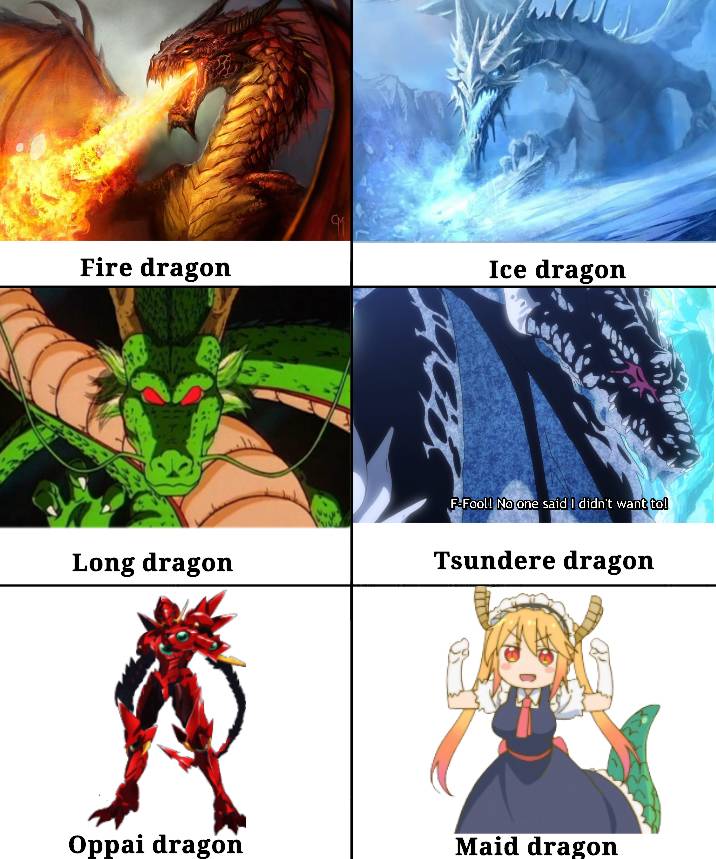 meme anime tentang naga 