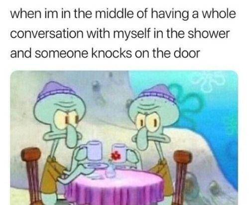 meme SpongeBob tentang obrolan