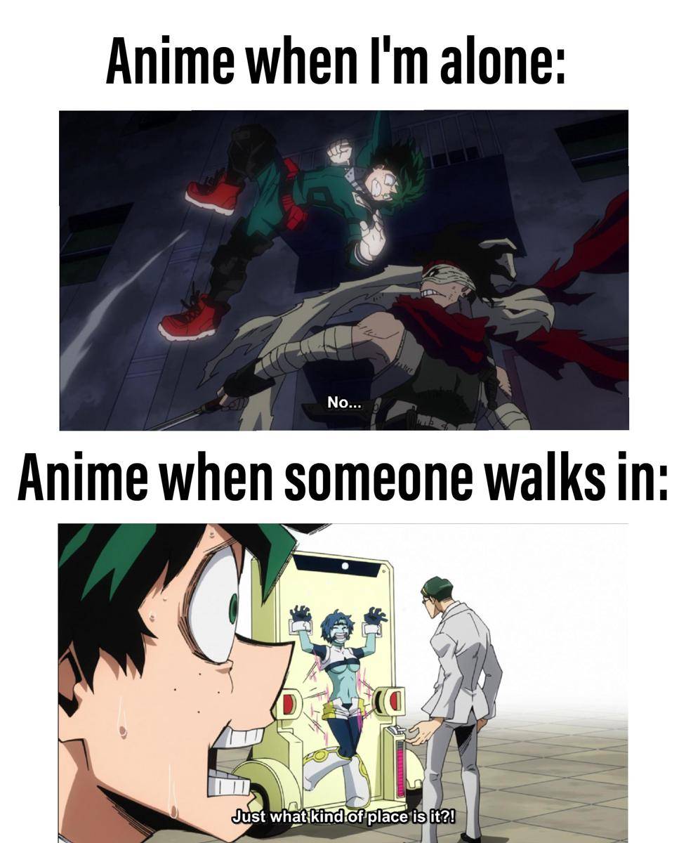 meme karakter anime rambut hijau 