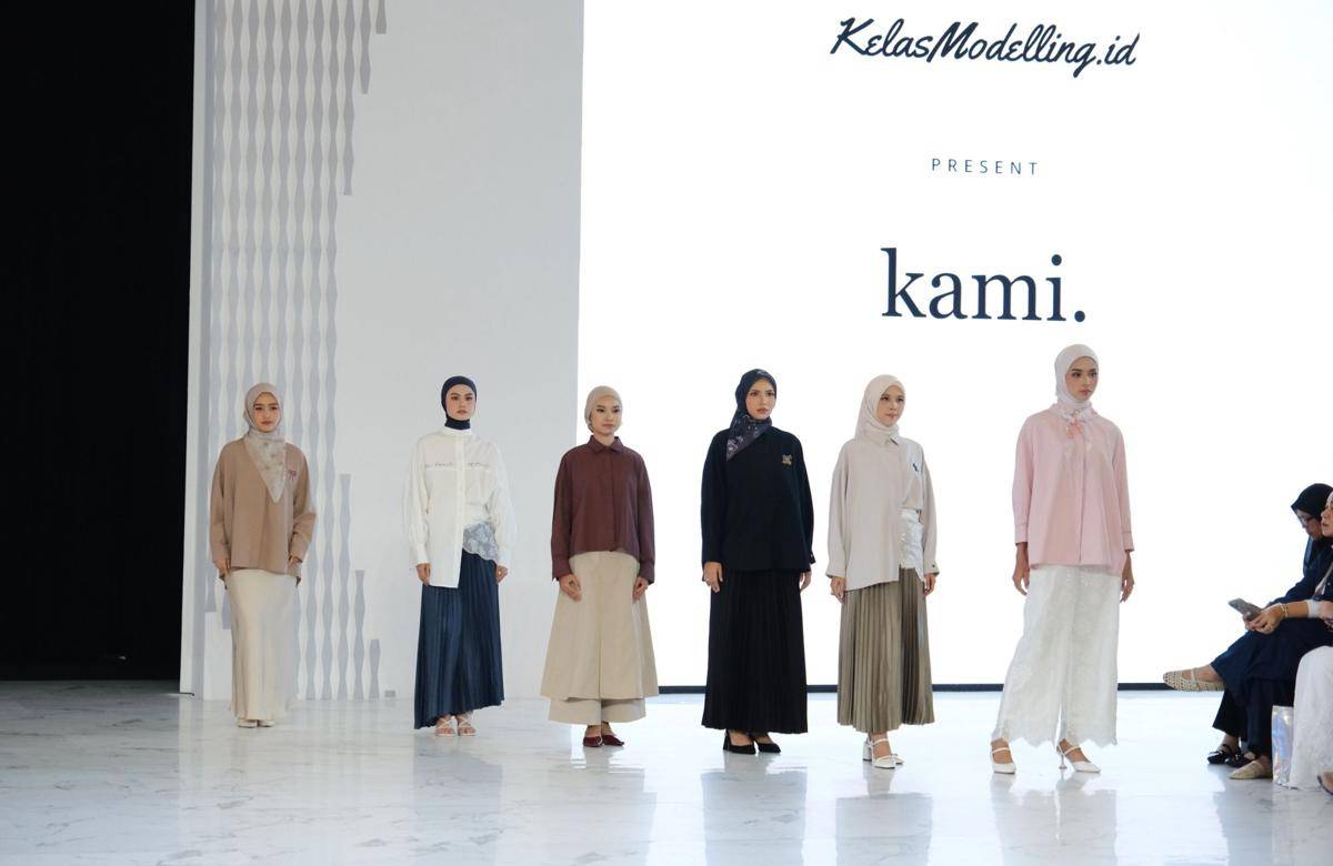 Koleksi terbaru Kami di helatan Fashion Nation 2025. (dok. Kelasmodelling)