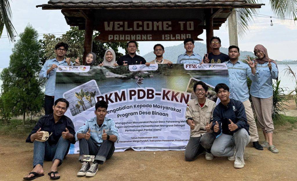 Tim Dosen dan Mahasiswa Program Studi Teknik Kelautan serta Prodi Perencanaan Wilayah dan Kota (PWK) Institut Teknologi Sumatera (Itera) Lakukan Kegiatan Pengabdian Kepada Masyarakat (PkM) di Desa Pulau Pahawang, Kecamatan Marga Punduh, Kabupaten Pesawaran (Dok.Itera)