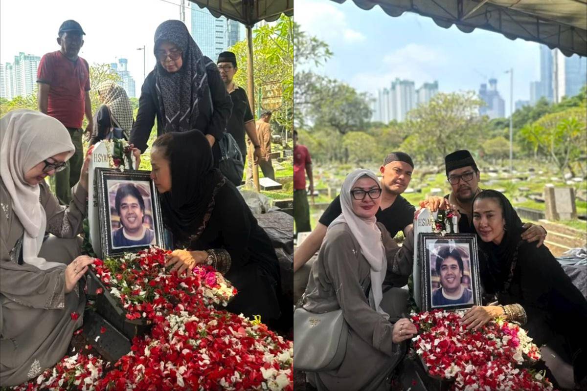 Pemakaman Ayah Liza Natalia