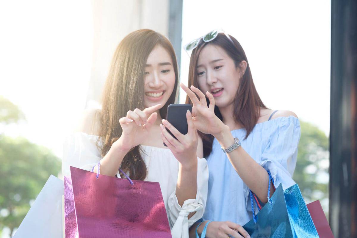 ilustrasi customer belanja