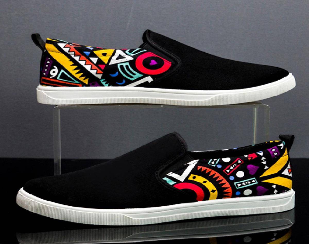 Leedoo Sepatu Slip On Patterns ｜ MC315 (shopee.co.id/Leedoo Official Shop)