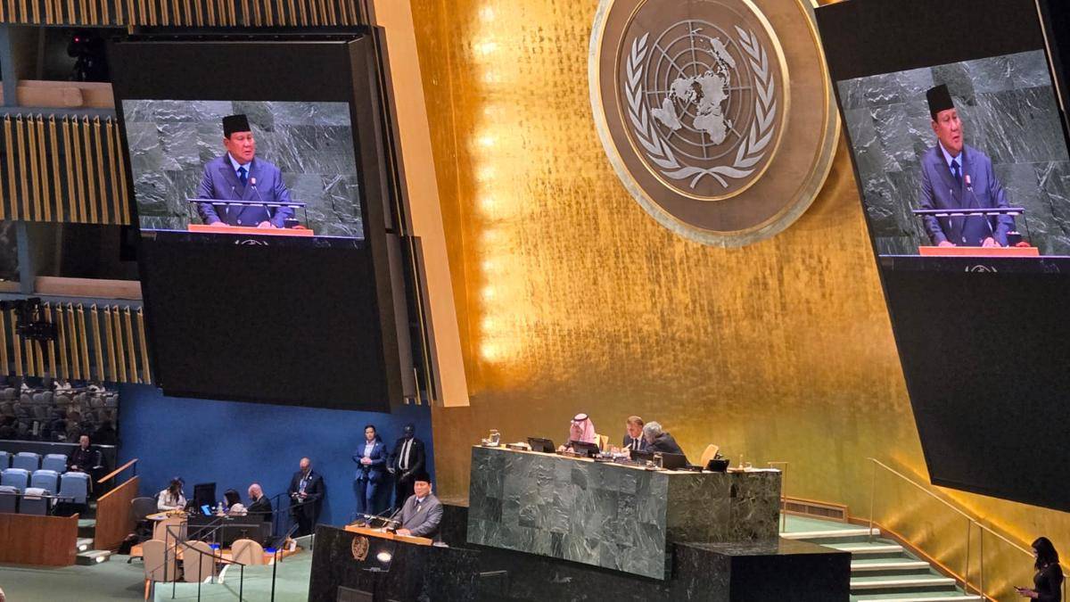 Prabowo Pidato soal Palestina di PBB