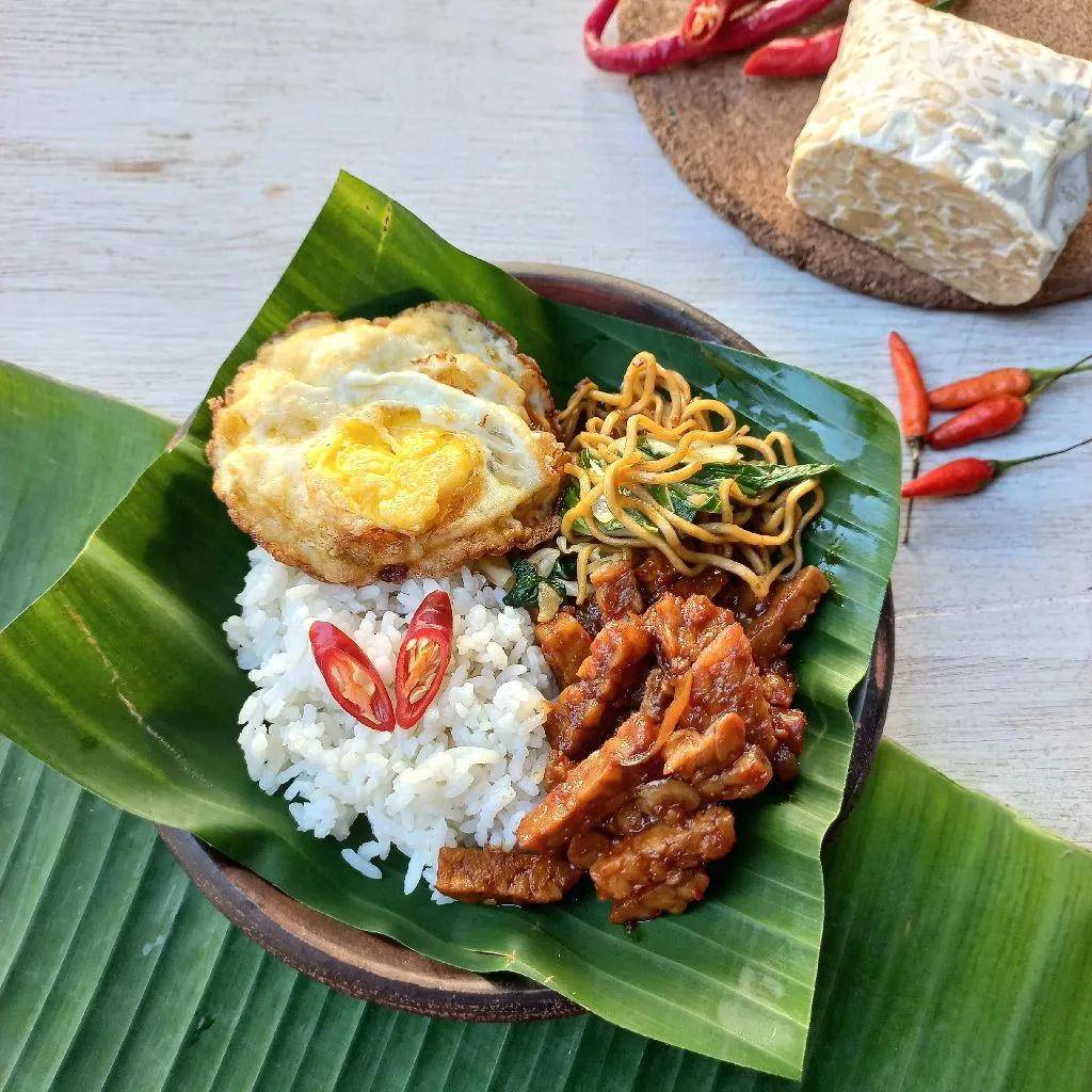 Nasi Ponggol menu sarapan orang Jawa