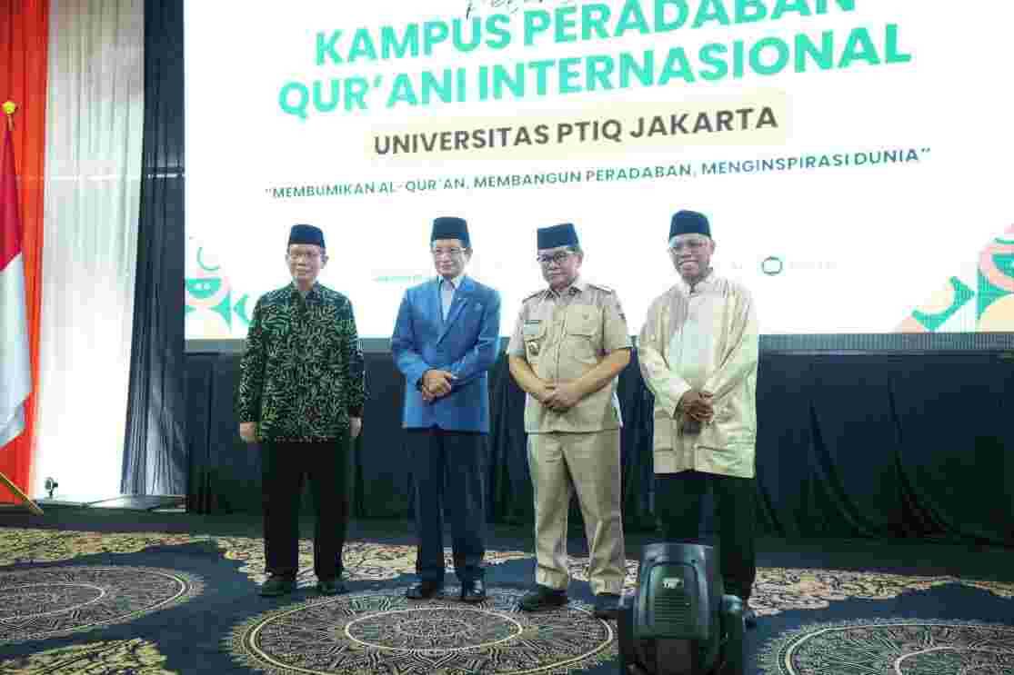 Gubernur DKI Jakarta, Pramono Anung resmikan Universitas Perguruan Tinggi Ilmu Al Qur'an (PTIQ) di Jakarta Utara