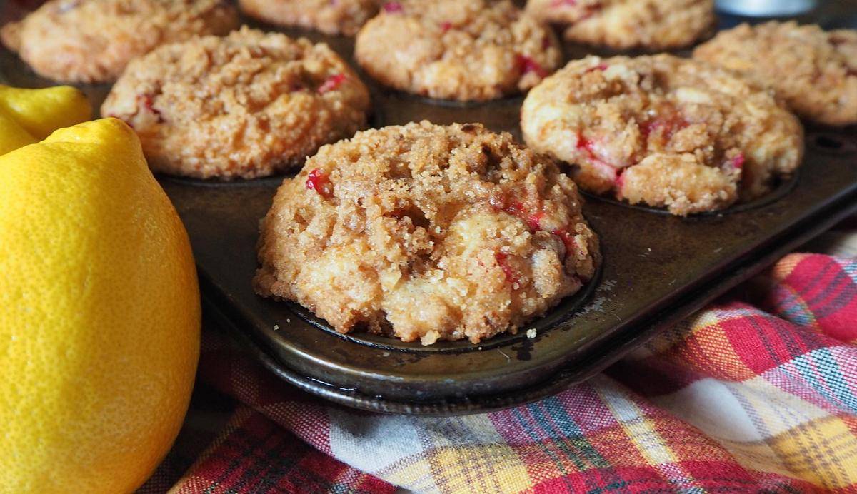 Potret cranberry soft muffin
