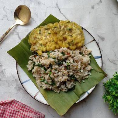 Nasi Megono salah satu menu sarapan orang Jawa