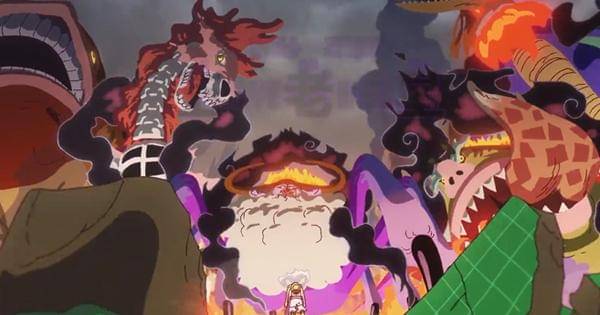 Penampakan wujud monster Gorosei versi anime - One Piece