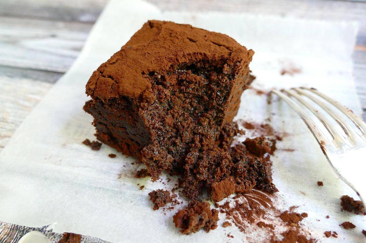 Potret brownies kentang cokelat
