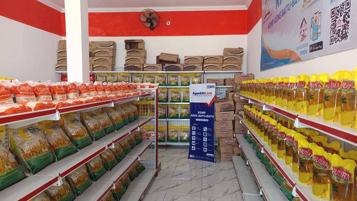 Koperasi Merah Putih Desa Aeng Batu-Batu, Kabupaten Takalar, Selasa (23/9/2025). (IDN Times/Asrhawi Muin)