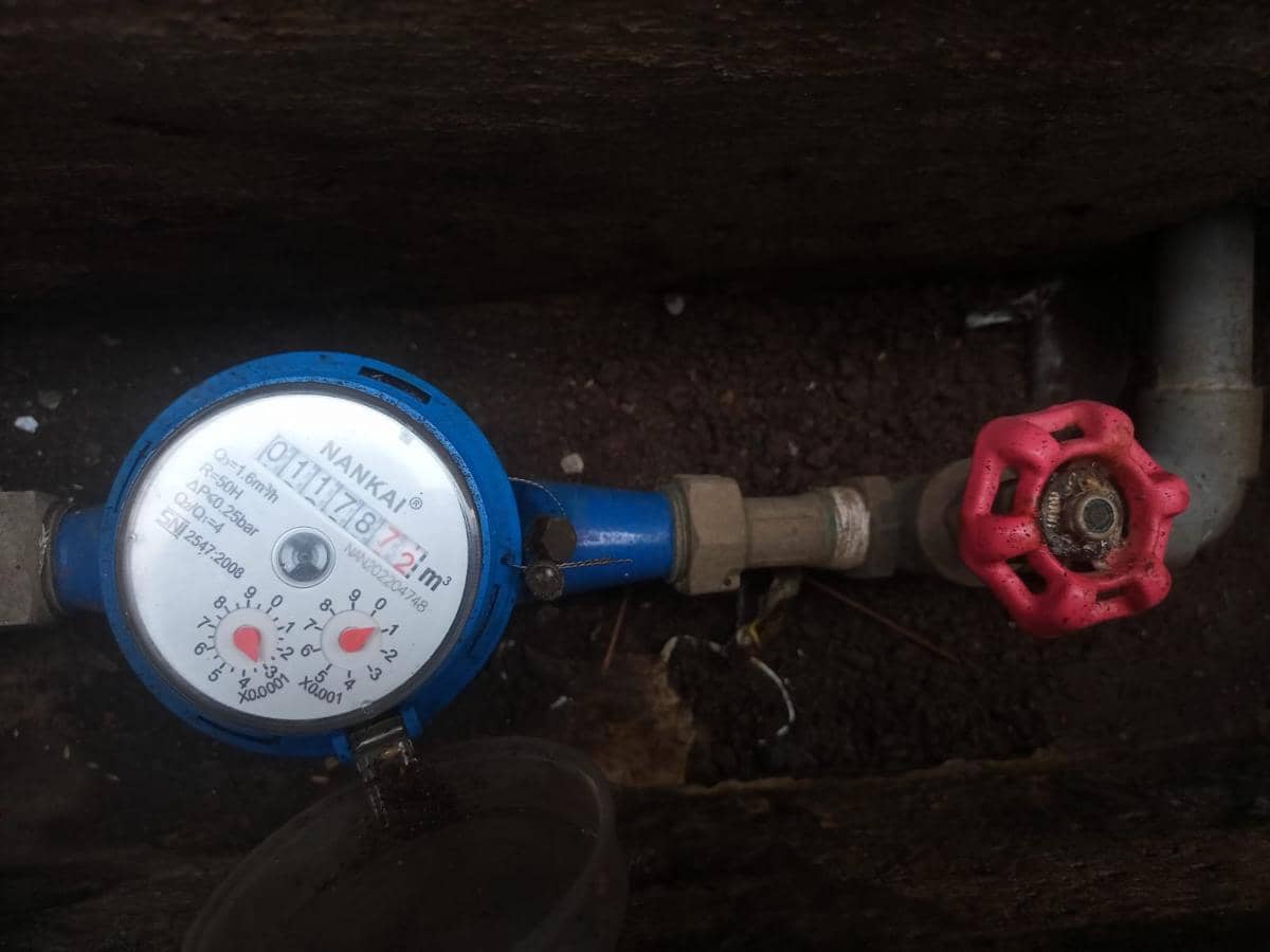 ilustrasi meteran air PDAM (dok. pribadi/Haviar Irhian Zauzi)