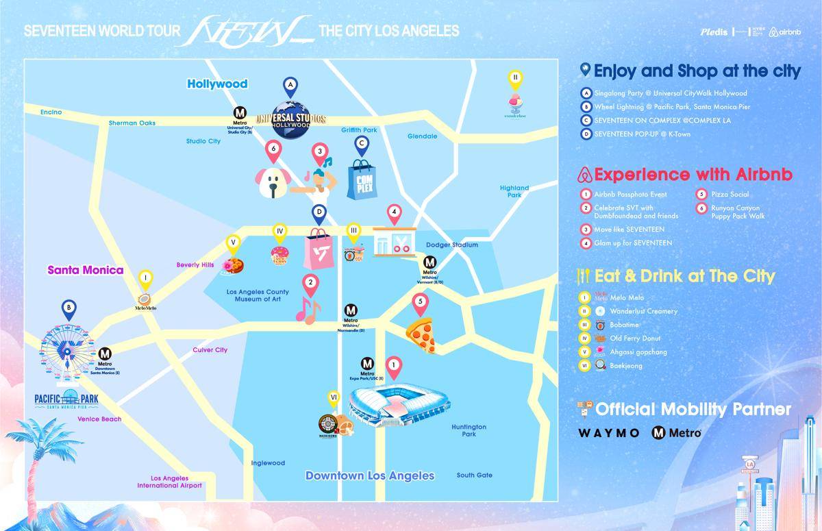 SEVENTEEN THE CITY LA 2025 (x.com/HYBE_MERCH) 