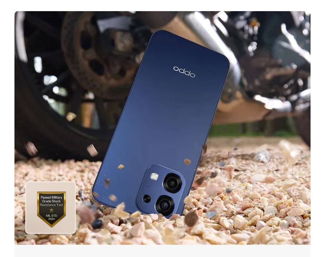 ilustrasi OPPO A6 Pro 4G yang bersertifikasi MIL-STD 810H 