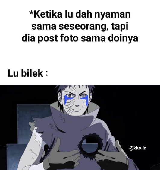 meme patah hati