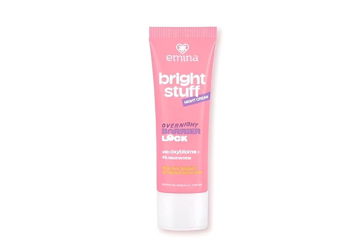 Emina Bright Stuff Night Cream (shopee.co.id/Guardian Official Shop)