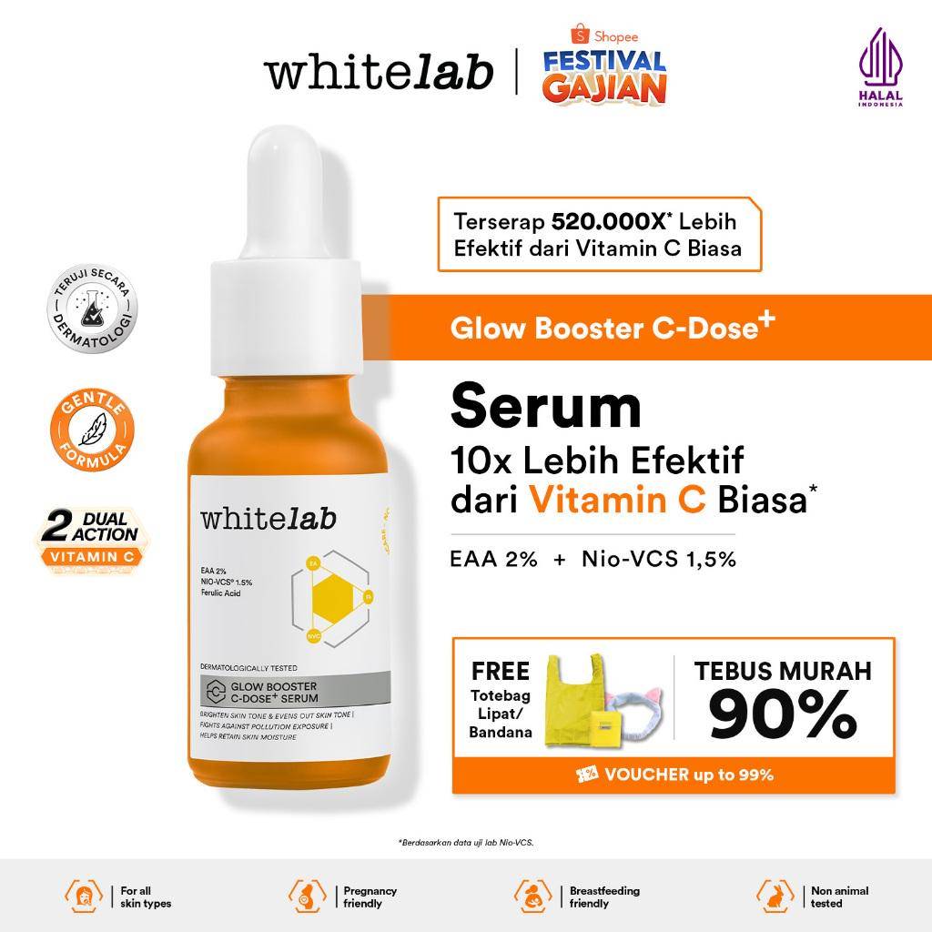 Whitelab C-Dose+ Brightening Serum (shopee.co.id/Whitelab Official Shop)