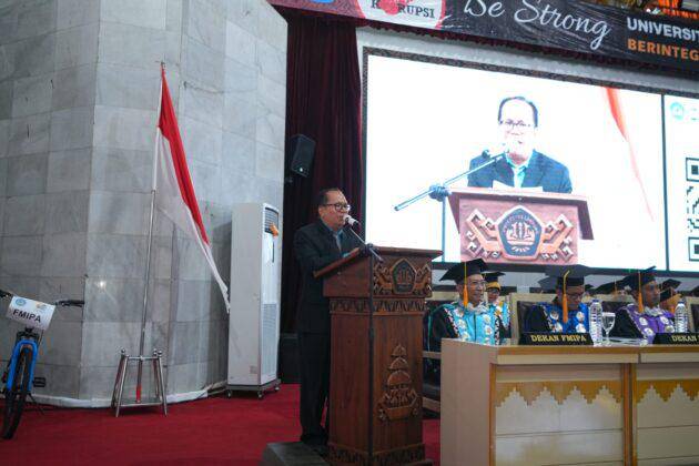 Orasi Ilmiah dari Prof. Wasinton Simanjuntak Bertema “New Trend in Biodiesel Production Technology” di Dies Natalis Universitas Lampung (Unila) ke-60 (Dok.Unila)