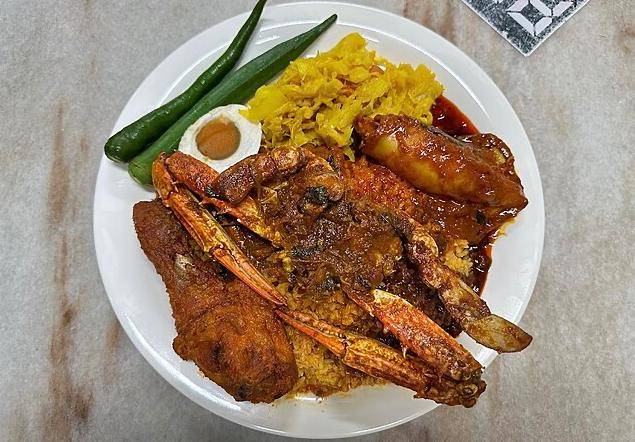 ilustrasi nasi kandar (commons.wikimedia.org/RAYEESAHAMED)