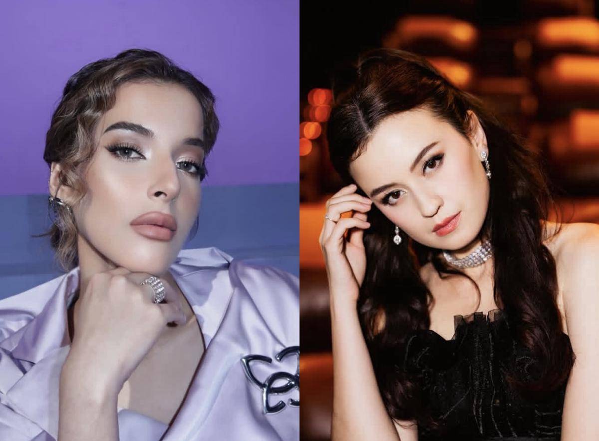 kolase foto Tasya Farasya dan Kimberly Ryder
