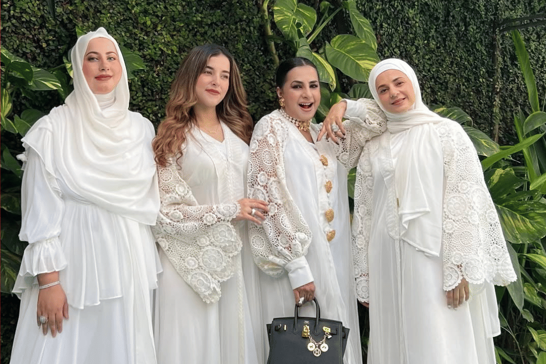 potret Ala Alatas dan ketiga putrinya