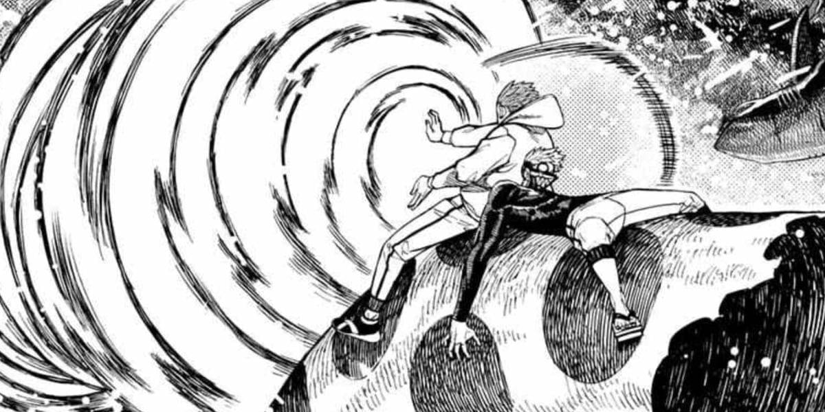 Momo Ayase vs Typhoon (Dok. Shueisha/Dandadan)