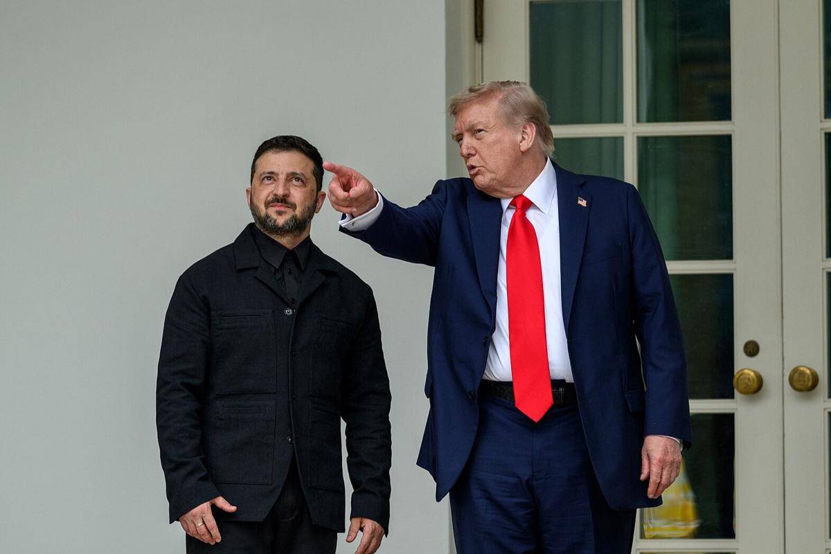 Presiden Ukraina, Volodymyr Zelenskyy dan Presiden AS, Donald Trump. (The White House, Public domain, via Wikimedia Commons)