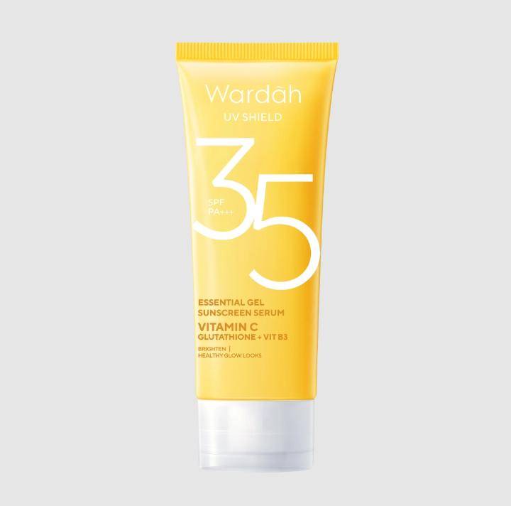 1. Wardah UV Shield Essential Gel Sunscreen SPF 35 PA++ (wardahbeauty.com)