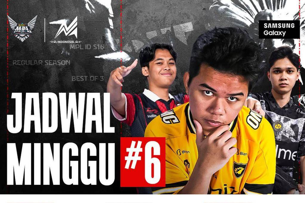Jadwal minggu ke 6 MPL ID Season 16 