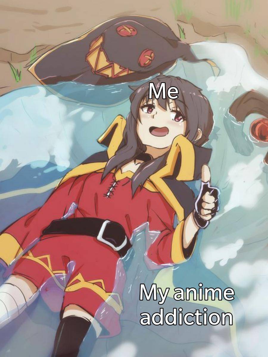 meme anime tentang berenang