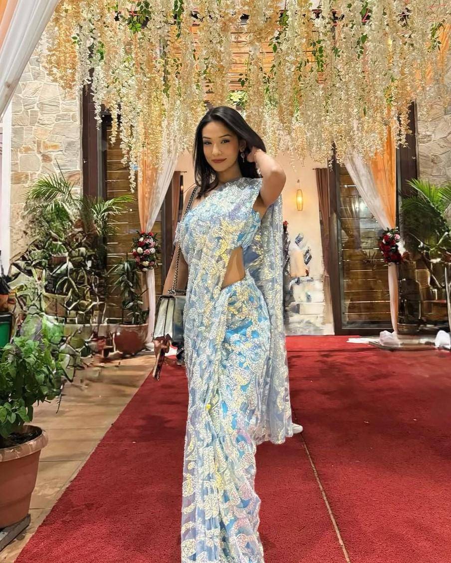 potret Sanya Adhikari, Miss Universe Nepal 2025 (instagram.com/sanyaa.a)